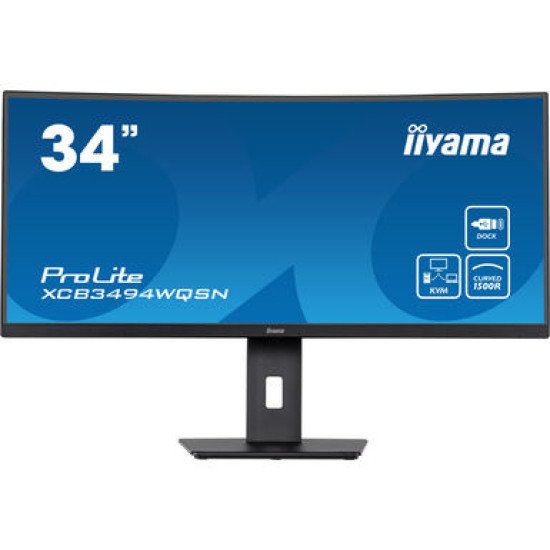 iiyama ProLite XCB3494WQSN-B5 LED écran PC 34" 3440 x 1440 pixels UltraWide Quad HD Noir