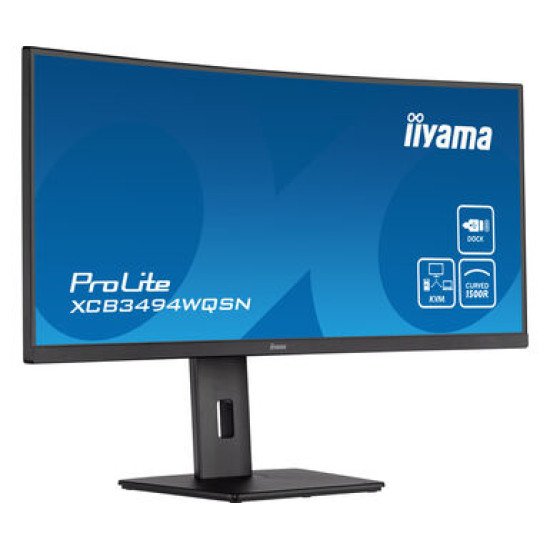 iiyama ProLite XCB3494WQSN-B5 LED écran PC 34" 3440 x 1440 pixels UltraWide Quad HD Noir