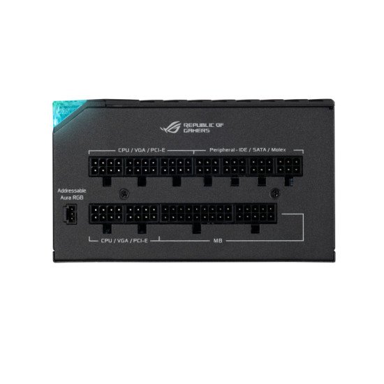 ASUS ROG THOR 850W Platinum II unité d'alimentation d'énergie 20+4 pin ATX Noir, Bleu, Gris