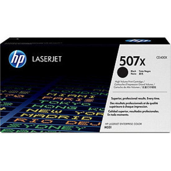 HP 507X / CE400X Toner Noir