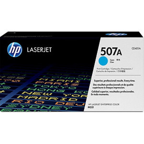 HP 507A / CE401A Toner Cyan