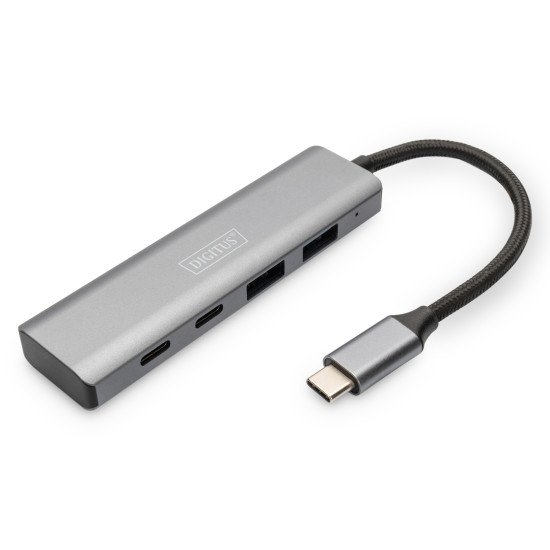 Digitus Hub 4 ports USB-C, 2x USB A + 2x USB-C