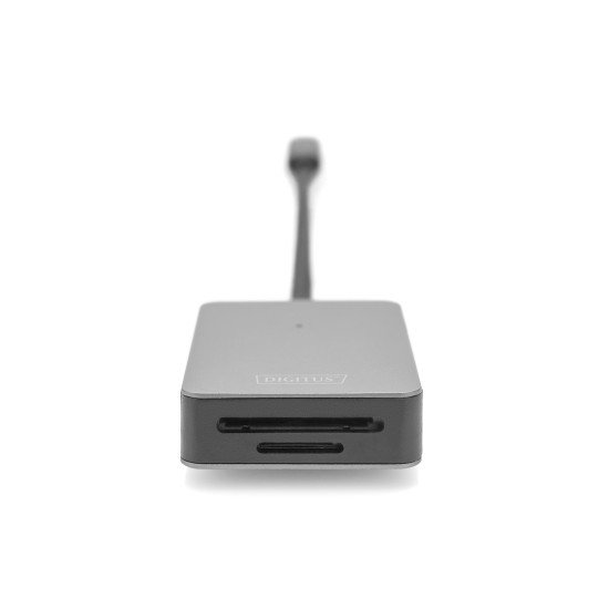 Digitus Lecteur de carte USB-C, 2 emplacements, High Speed