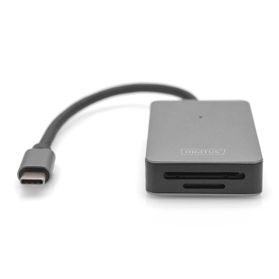 Digitus Lecteur de carte USB-C, 2 emplacements, High Speed