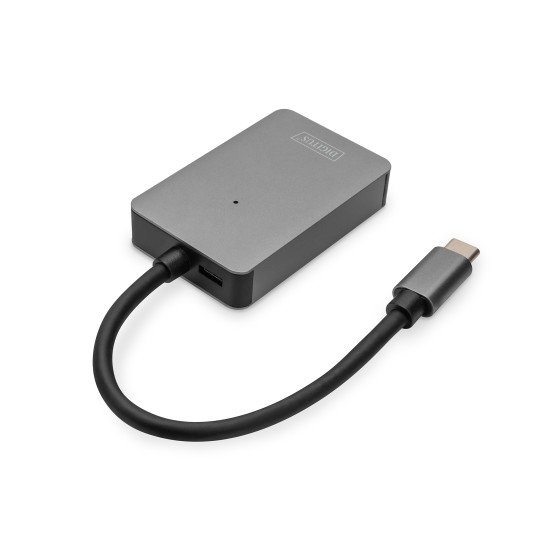 Digitus Lecteur de carte USB-C, 2 emplacements, High Speed