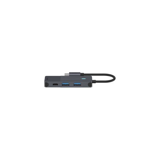 Rapoo UCH-4003 hub & concentrateur USB 3.2 Gen 1 (3.1 Gen 1) Type-C 5000 Mbit/s Anthracite
