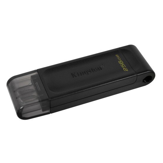 Kingston DataTraveler 70 clé USB 256 Go USB Type-C 3.2 Gen 1 (3.1 Gen 1) Noir