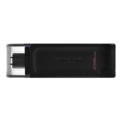 Kingston DataTraveler 70 clé USB 256 Go USB Type-C 3.2 Gen 1 (3.1 Gen 1) Noir Kingston DataTraveler 70 clé USB 256 Go USB Type-C 3.2 Gen 1 (3.1 Gen 1) Noir