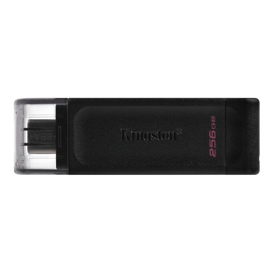 Kingston DataTraveler 70 clé USB 256 Go USB Type-C 3.2 Gen 1 (3.1 Gen 1) Noir