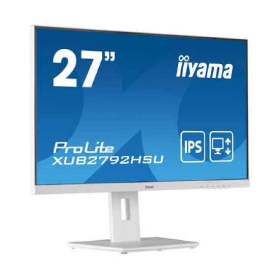 iiyama ProLite XUB2792HSU-W5 LED écran PC 27" 1920 x 1080 pixels Full HD Blanc