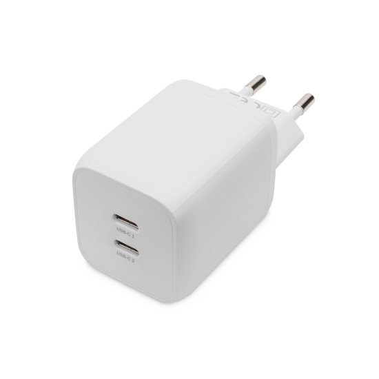 Digitus Chargeur USB-C, 2 ports, 65 W GaN