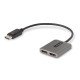 StarTech.com MST14DP122DP câble vidéo et adaptateur 0,3 m DisplayPort 2 x DVI Gris