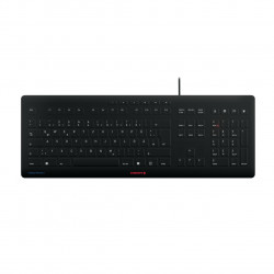 CHERRY Stream clavier USB QWERTZ DE Noir