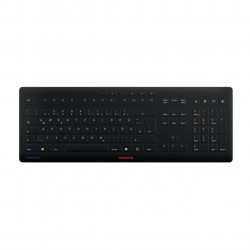 CHERRY Stream clavier FR sans fil +USB QWERTZ DE Noir