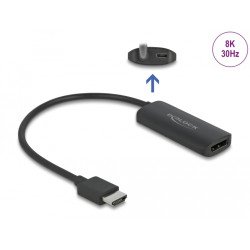 DeLOCK Adaptateur HDMI-A mâle vers DisplayPort femelle 8K