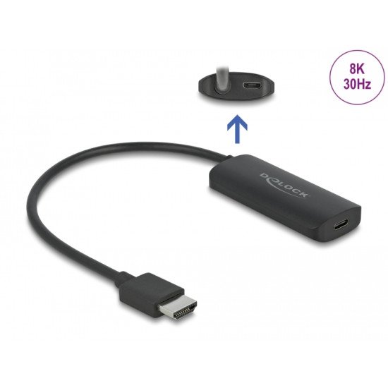 DeLOCK Adaptateur HDMI-A mâle vers USB Type-C™ femelle (DP Alt Mode) 8K
