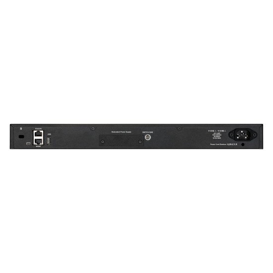 D-Link DGS-3130-54PS/E commutateur réseau Géré L3 Gigabit Ethernet (10/100/1000) Connexion Ethernet, supportant l'alimentation via ce port (PoE) Gris