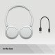 Sony WH-CH520 Casque Sans fil Arceau Appels/Musique USB Type-C Bluetooth Blanc