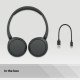 Sony WH-CH520 Casque Sans fil Arceau Appels/Musique USB Type-C Bluetooth Noir Sony WH-CH520 Casque Sans fil Arceau Appels/Musique USB Type-C Bluetooth Noir