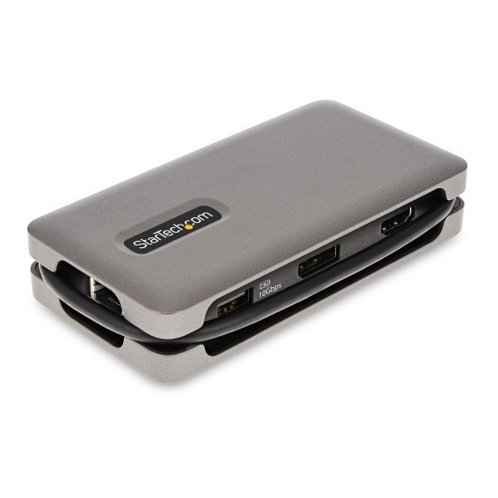 StarTech.com DKT31CDHPD3 station d'accueil Avec fil USB 3.2 Gen 2 (3.1 Gen 2) Type-C Gris