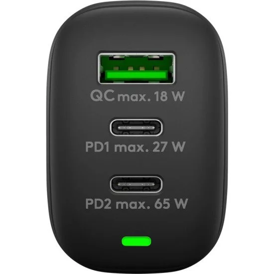 Goobay 61760 chargeur d'appareils mobiles Noir Intérieure Goobay 61760 chargeur d'appareils mobiles Noir Intérieure