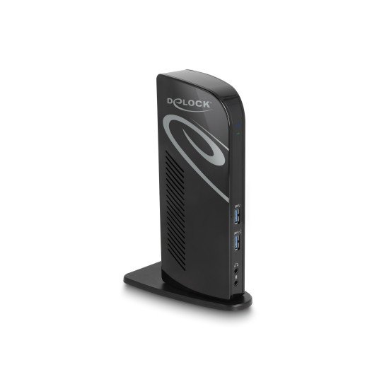 DeLOCK 87728 station d'accueil USB 3.2 Gen 1 (3.1 Gen 1) Type-A + Type-C Noir