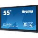 iiyama 55" iiWare10 , Android 11, 40-Points PureTouch IR with zero bonding, 3840x2160, UHD IPS panel, Metal Housing, Fan-less, Speakers 2x 16W front, VGA, HDMI 3x HSMI-out, USB-C with 65W PD (front), Audio mini-jack and Optical Out (S/PDIF), USB Touc