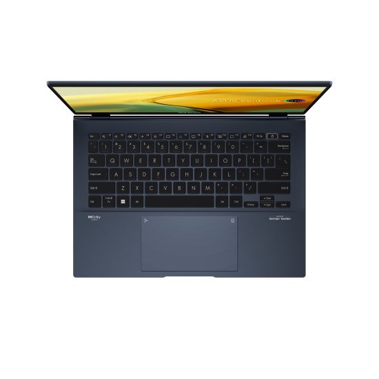 ASUS ZenBook 14 OLED UX3402VA-KM157W i7-1360P Ordinateur portable 35,6 cm (14") WQXGA+ Intel® Core™ i7 16 Go LPDDR5-SDRAM 1000 Go SSD Wi-Fi 6E (802.11ax) Windows 11 Home Bleu