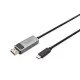 Digitus Câble adaptateur USB type C vers DisplayPort bidirectionnel Digitus Câble adaptateur USB type C vers DisplayPort bidirectionnel