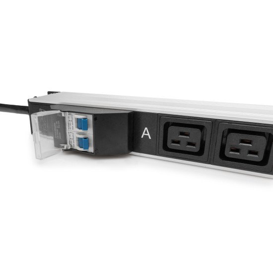 Digitus PDU IT de base, monophasé 32A, 24 x C13, 4 x C19, 3 m de câble d'alimentation, connecteur IEC 60309 32 A