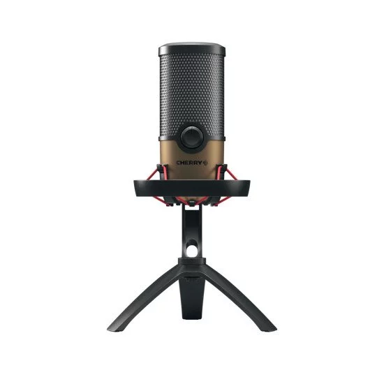 CHERRY UM 9.0 PRO RGB Noir, Cuivre Microphone de table CHERRY UM 9.0 PRO RGB Noir, Cuivre Microphone de table