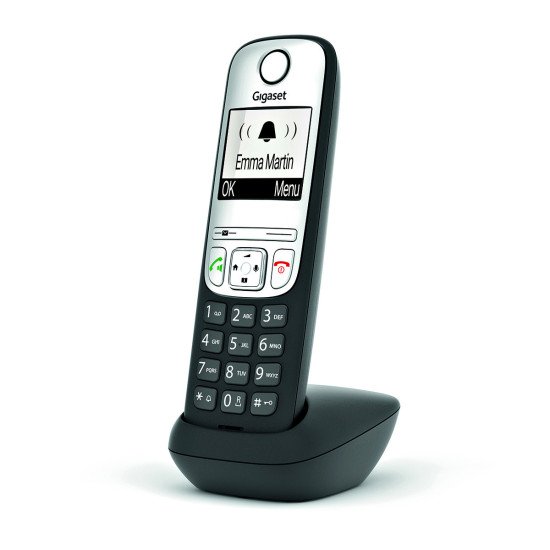 Gigaset A690HX Téléphone analog/dect Identification de l'appelant Noir, Argent Gigaset A690HX Téléphone analog/dect Identification de l'appelant Noir, Argent