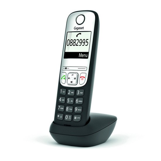 Gigaset A690HX Téléphone analog/dect Identification de l'appelant Noir, Argent Gigaset A690HX Téléphone analog/dect Identification de l'appelant Noir, Argent