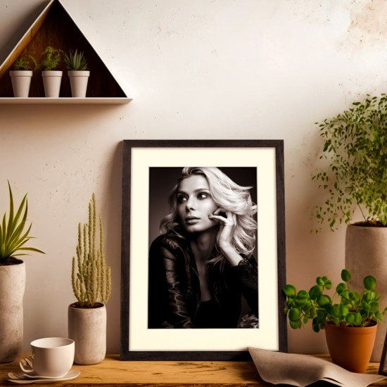 ZEP V4534B cadre photos Cadre pour une seule photo Noir