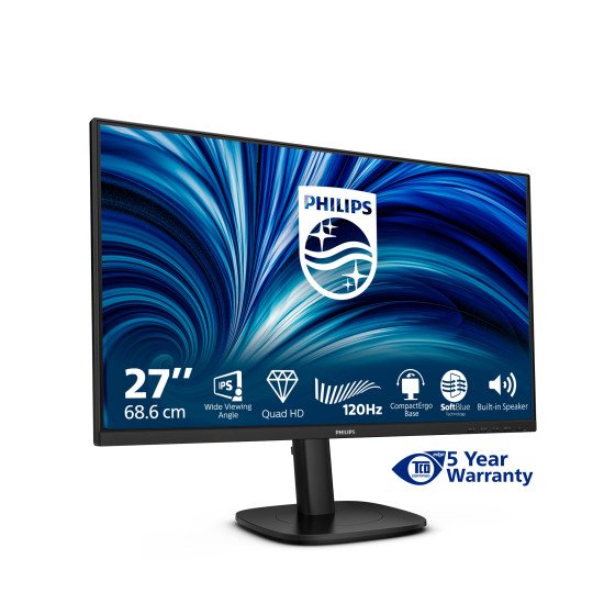 Philips 27B2N3500J/00 écran PC 68,6 cm (27") 2560 x 1440 pixels 2K LCD Noir Philips 27B2N3500J/00 écran PC 68,6 cm (27") 2560 x 1440 pixels 2K LCD Noir