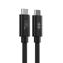 HYPER HyperDrive Next câble USB USB4 Gen 3x2 1,2 m USB C Noir HYPER HyperDrive Next câble USB USB4 Gen 3x2 1,2 m USB C Noir