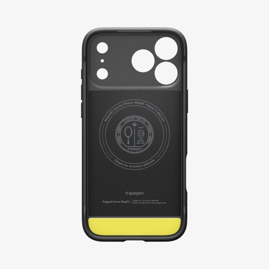 Spigen Rugged Armor (MagFit) coque de protection pour téléphones portables 16 cm (6.3") Housse Noir