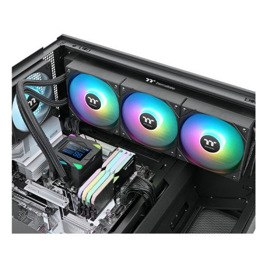 Thermaltake LA360-S ARGB Carte-mère Kit de refroidissement du liquide 12 cm Noir 1 pièce(s) Thermaltake LA360-S ARGB Carte-mère Kit de refroidissement du liquide 12 cm Noir 1 pièce(s)
