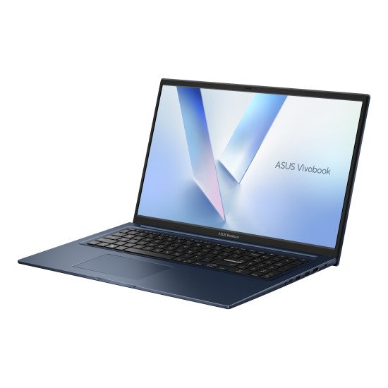 ASUS Vivobook 17 X1704VA-AU836W Intel Core 5 120U Ordinateur portable 43,9 cm (17.3") Full HD 16 Go DDR4-SDRAM 512 Go SSD Wi-Fi 6 (802.11ax) Windows 11 Home Belge Bleu