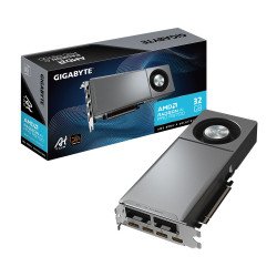 GIGABYTE Radeon AI PRO R9700 AI TOP 32G Carte Graphique – 32 Go GDDR6, 256 bits, PCI-E 5.0, 2920 MHz Fréquence du processeur, 3 x DisplayPort, 1 x HDMI, GV-R9700AI TOP-32GD 1.1