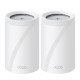TP-Link Deco BE65 Pro (2-pack) Tri-bande (2,4 GHz / 5 GHz / 6 GHz) Wi-Fi 7 (802.11be) Blanc 3 Interne