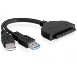 DeLOCK SATA/USB Converter 22-p SATA FM USB 3.0 A M, USB 2.0 A M DeLOCK SATA/USB Converter 22-p SATA FM USB 3.0 A M, USB 2.0 A M