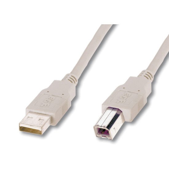 ASSMANN Electronic 1.8m USB 2.0 câble USB 1,8 m USB A USB B Beige