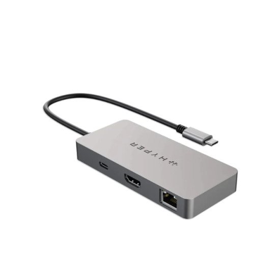 Targus HDMB2 hub & concentrateur USB 3.2 Gen 1 (3.1 Gen 1) Type-C 5000 Mbit/s Acier inoxydable