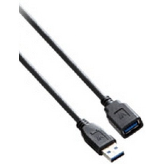 V7 Câble USB 3.0 A femelle vers USB 3.0 A mâle, noir 1.8m 6ft