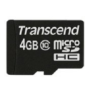Transcend TS4GUSDC10 mémoire flash 4 Go MicroSDHC NAND Classe 10