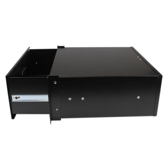 StarTech.com Tiroir de stockage en acier noir 4U pour racks et armoires 48 cm
