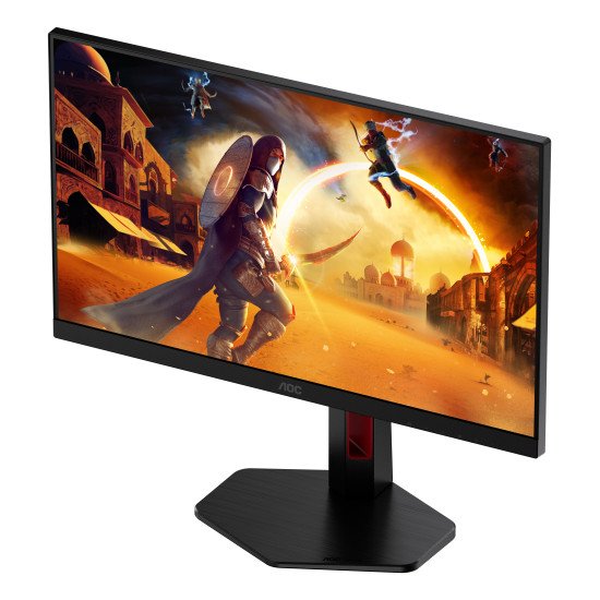 AOC G4 24G4ZR écran PC 60,5 cm (23.8") 1920 x 1080 pixels Full HD LED Noir, Rouge