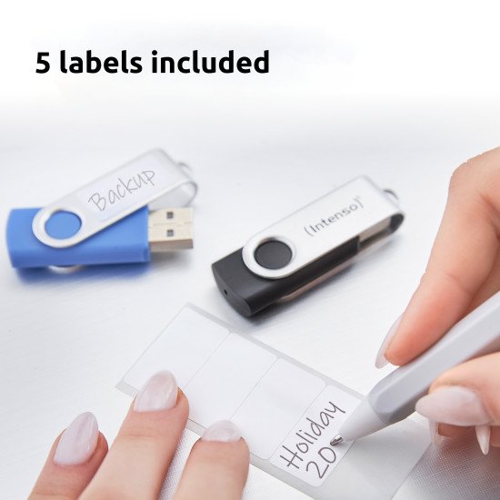 Intenso 5 x Clé USB Office Line, 64 Go, USB-A, 3.2 Gen 1x1, couleurs assorties