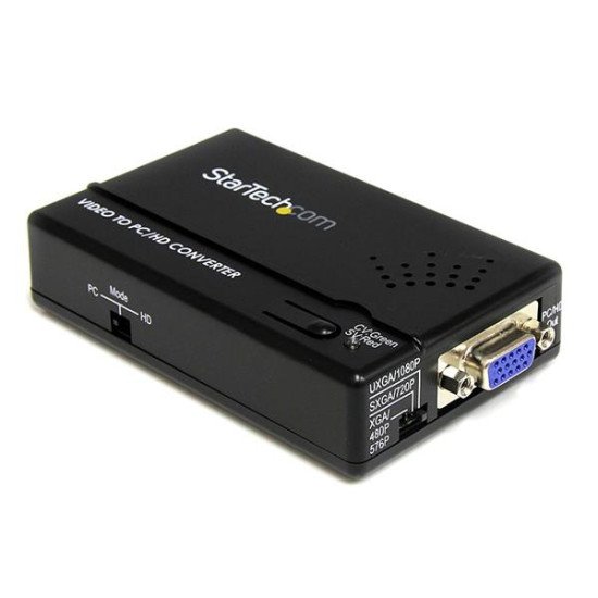 StarTech.com Convertisseur de balayage composite et S-vidéo vers VGA